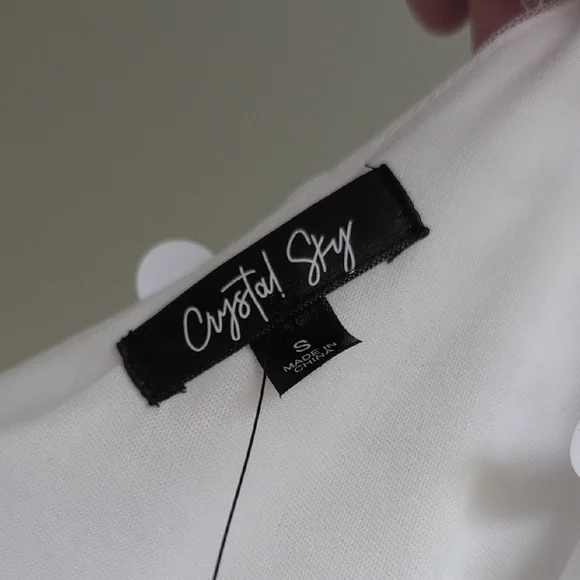 White Sequin Dress - Picture 3 of 5